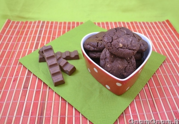 Cookies Con Cioccolato Kinder La Ricetta Di Gnam Gnam