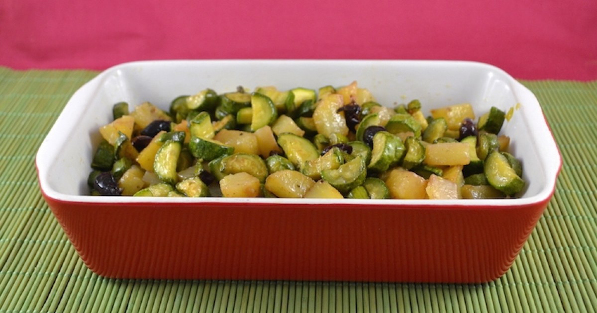 Zucchine e patate in padella
