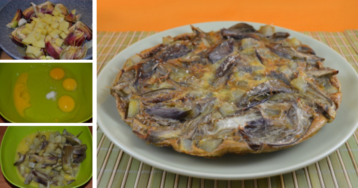 Frittata di carciofi e patate
