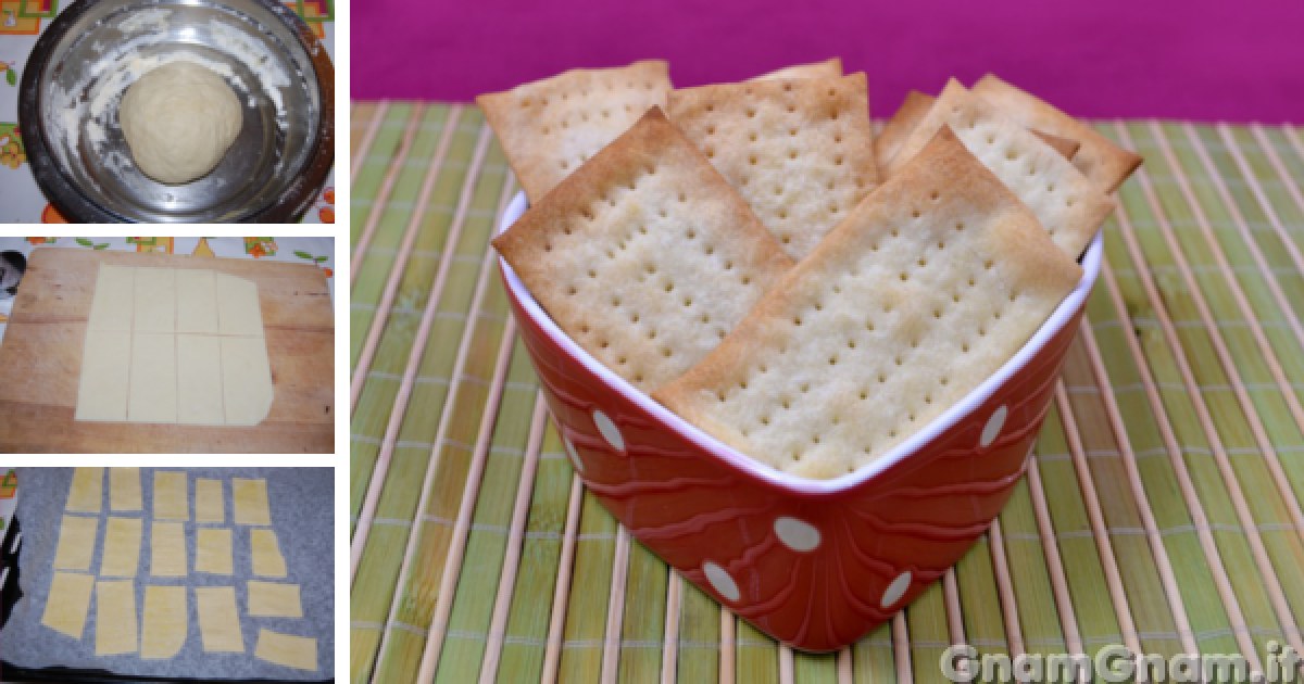Crackers fatti in casa - La ricetta di Gnam Gnam
