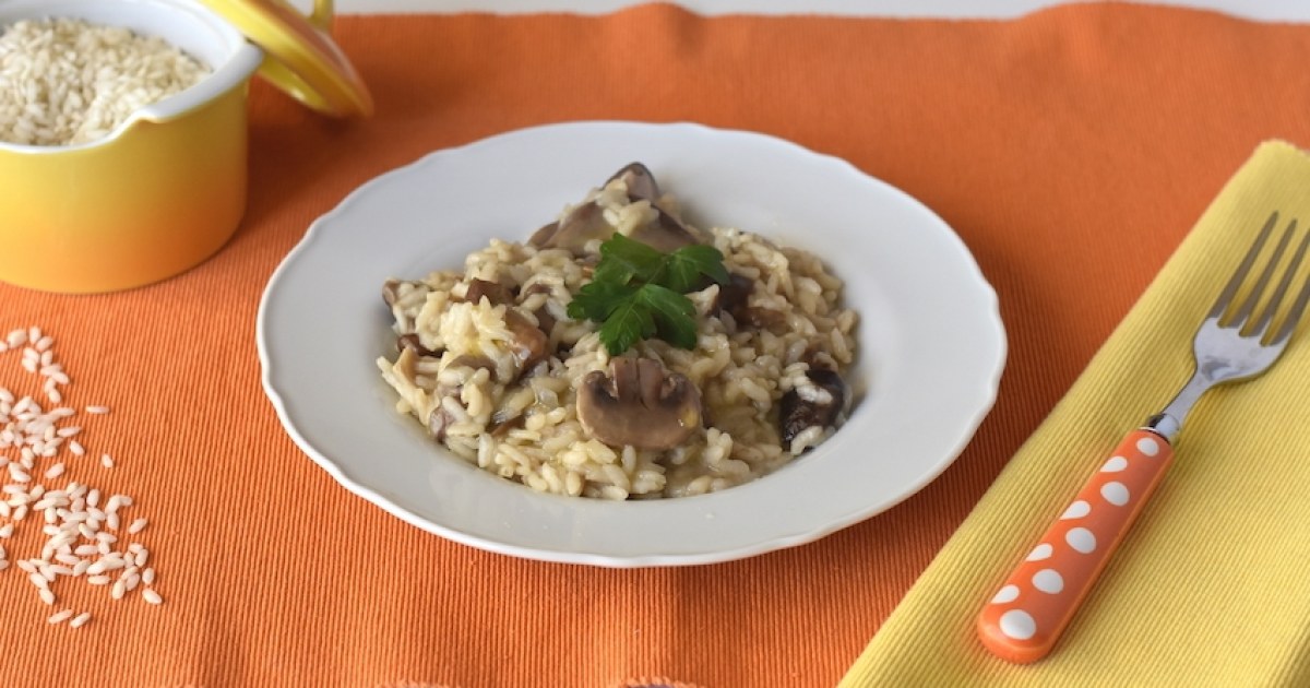 Risotto ai funghi - La ricetta di Gnam Gnam