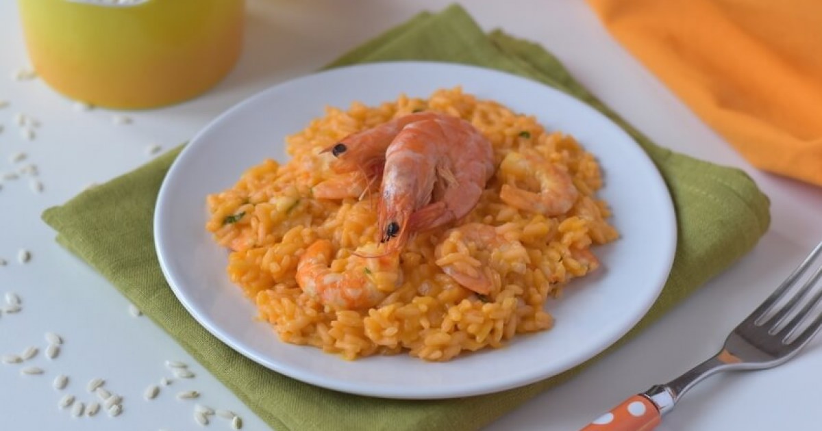 Risotto zucca e gamberi - La ricetta di Gnam Gnam