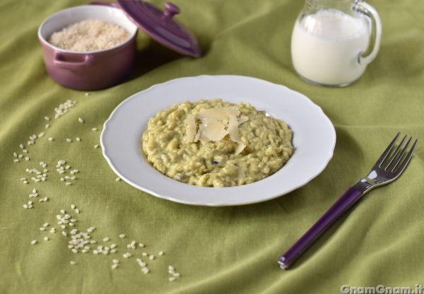 Risotto panna e zucchine