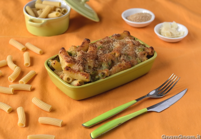 Maccheroni gratinati al tonno