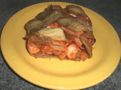 Sformato di pasta con melanzane