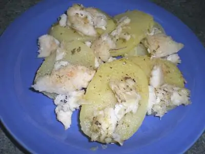 Merluzzo al forno con patate