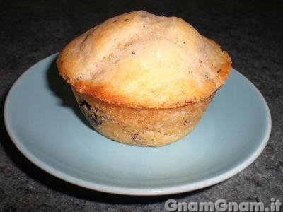 Muffin con ricotta e cioccolato