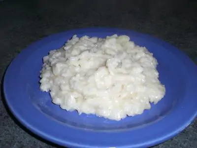 Risotto con pere e stracchino