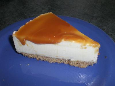 Cheesecake al caramello