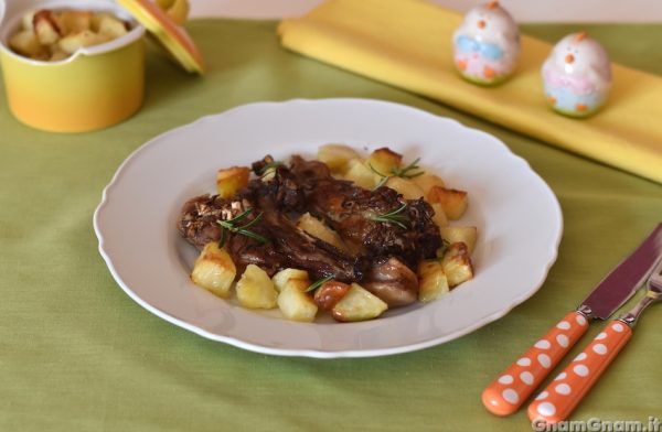 Agnello al forno con patate