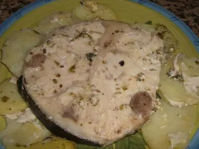 Tonno al forno con patate