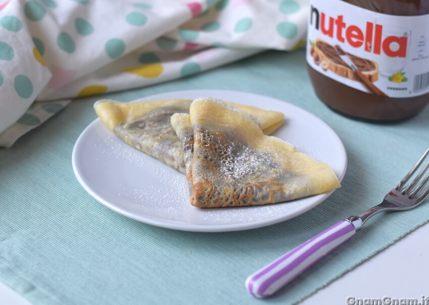 Crêpes alla nutella