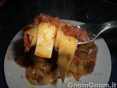 Pappardelle al ragù di cinghiale