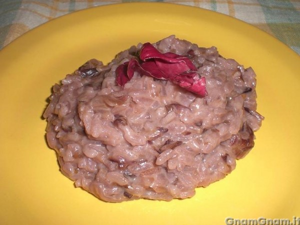 Risotto radicchio e taleggio