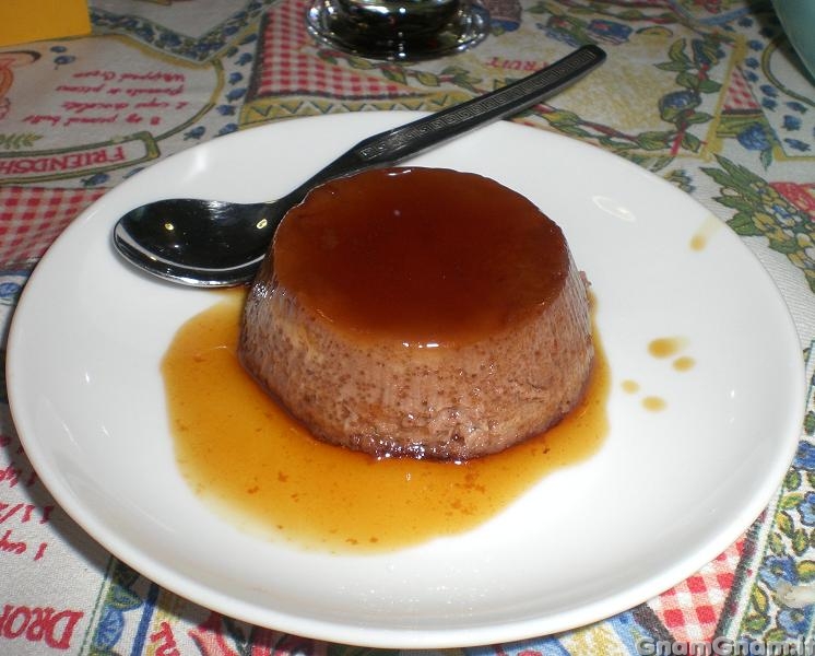 Crème caramel al cioccolato