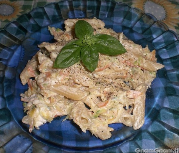 Pasta con verdure e ricotta