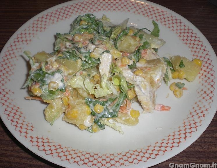 Insalata di pollo light