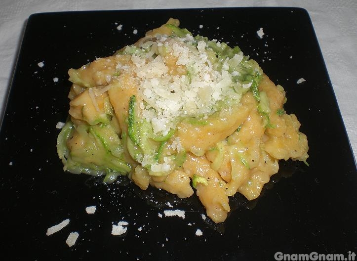 Passatelli di zucca con zucchine