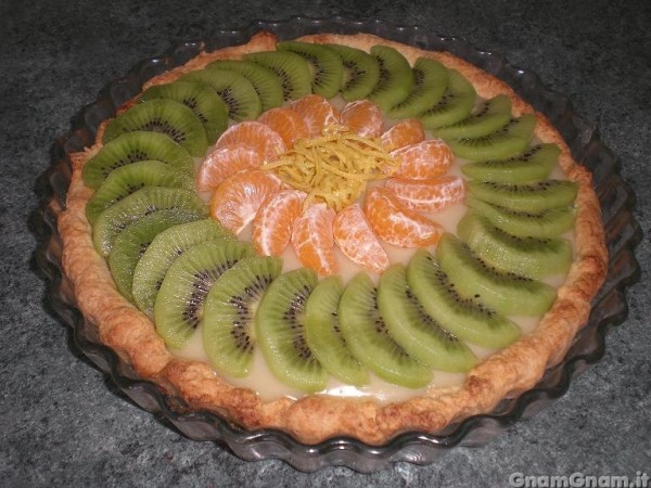 Crostata di frutta senza uova