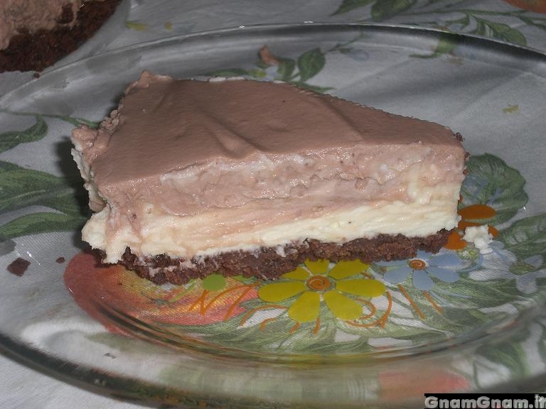 Cheesecake al doppio cioccolato