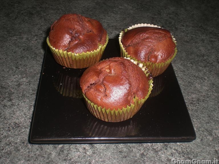 Muffin cacao e pere Foto finale