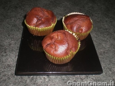 Muffin cacao e pere