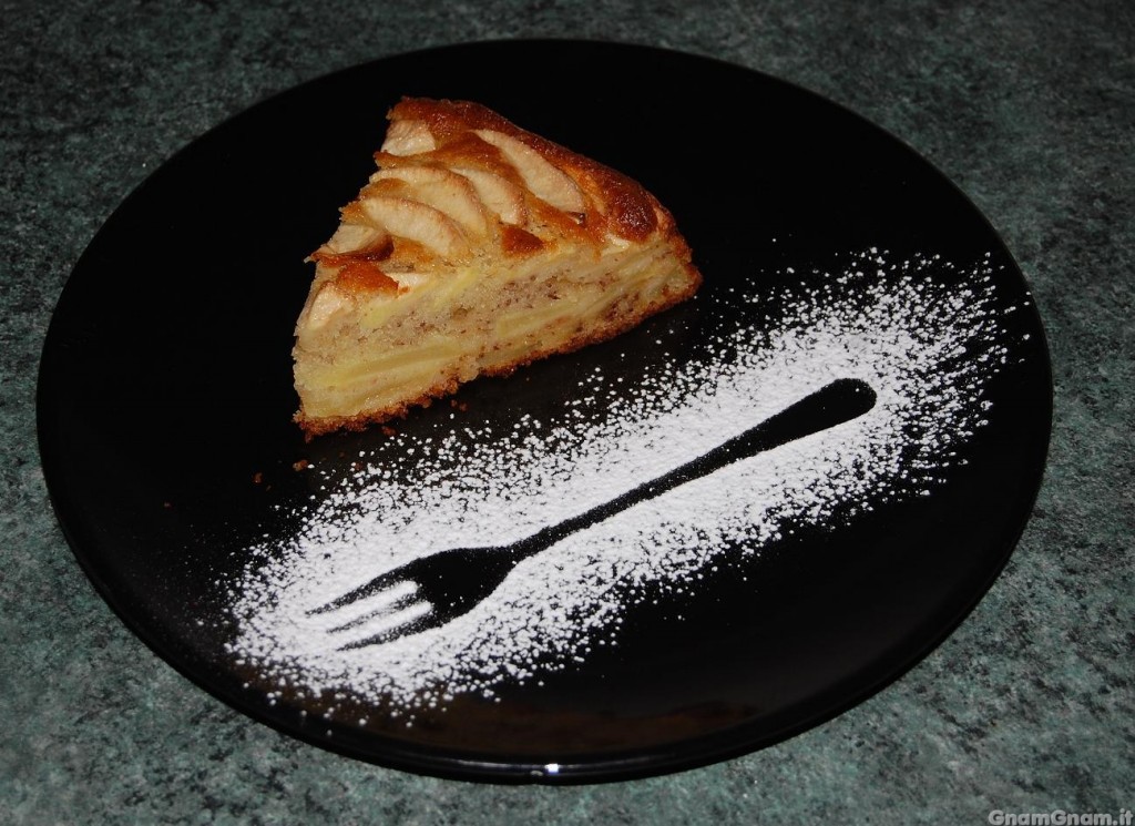 Torta di mele e banane