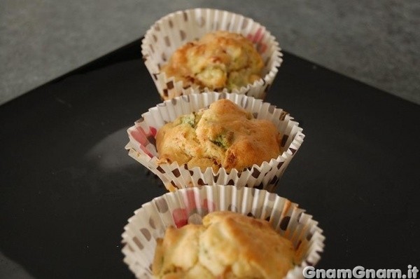 Muffin alle zucchine e pancetta