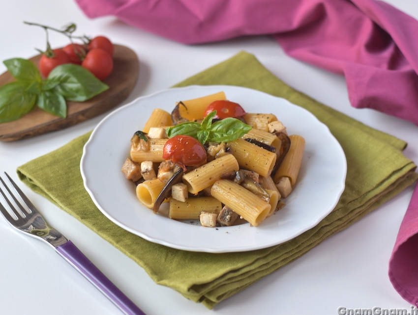 Pasta pesce spada e melanzane Foto finale