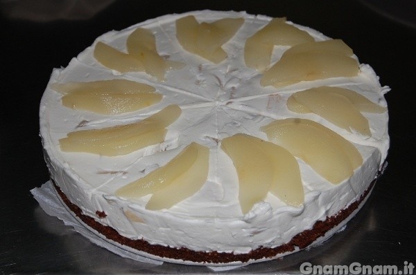 Cheesecake ricotta e pere