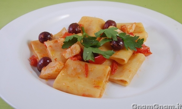 Paccheri con lo stocco