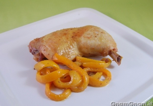 Pollo ai peperoni