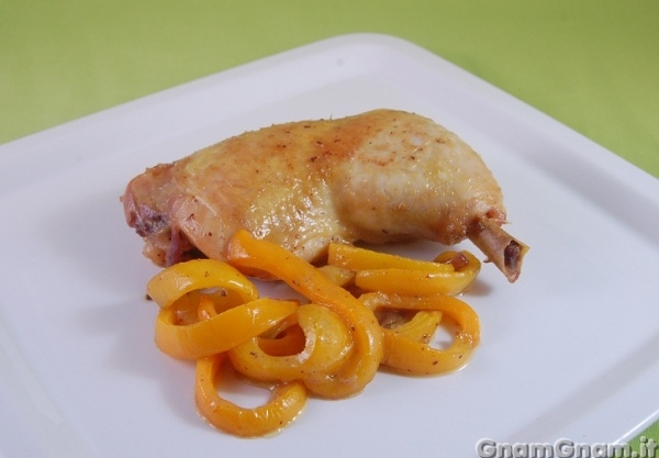 Pollo ai peperoni