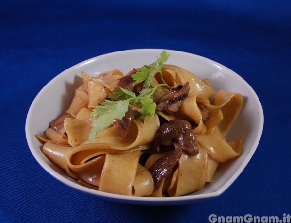 Pappardelle ai funghi porcini secchi