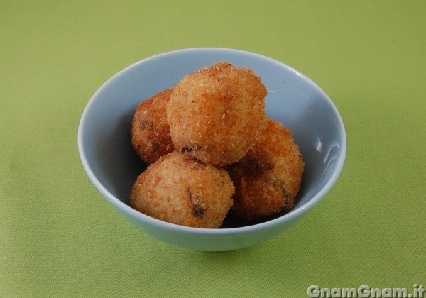 Arancini ai funghi