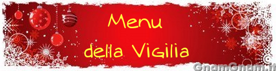 Menu della vigilia