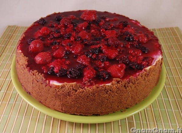 Cheesecake ai frutti di bosco