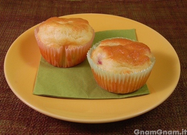 Muffin salati con pancetta