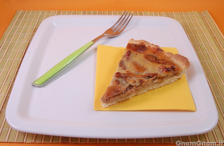 Crostata con fichi e noci