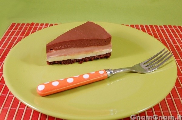 Cheesecake al triplo cioccolato