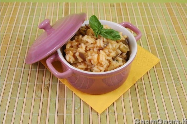 Risotto alle melanzane