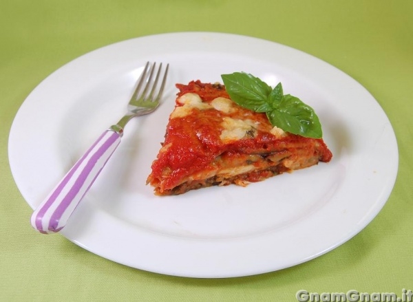 Parmigiana di melanzane e cotolette Foto finale