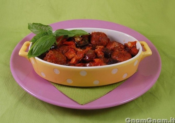 Polpette e melanzane