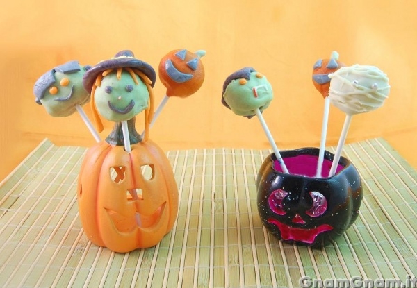 Cake pops di Halloween Foto finale