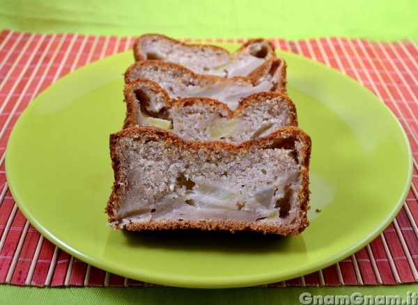 Plumcake con mele e banane