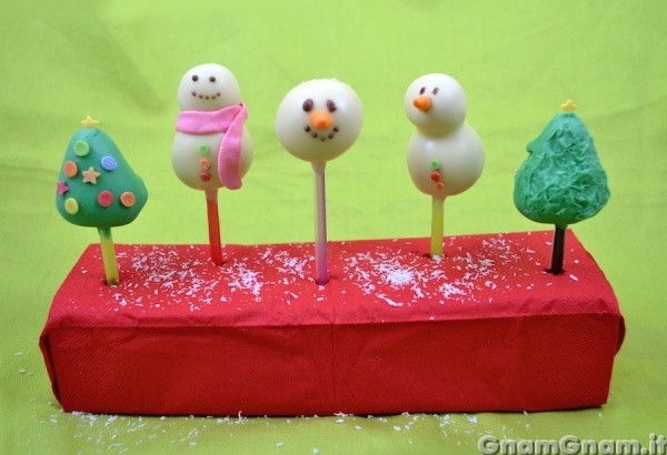 Cake pops di Natale