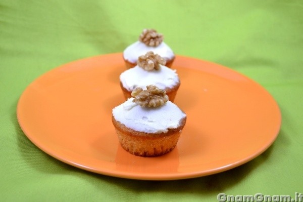 Muffin alla zucca glassati