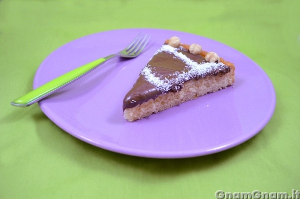 Crostata con base morbida alla nutella Foto finale