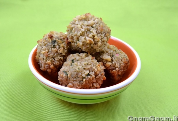 Polpette di cous cous e topinambur