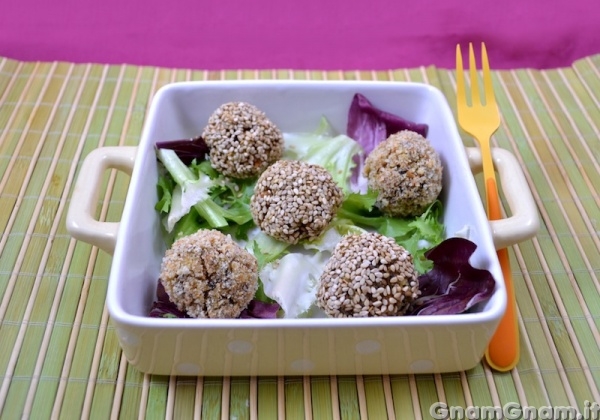 Polpette di tofu e funghi